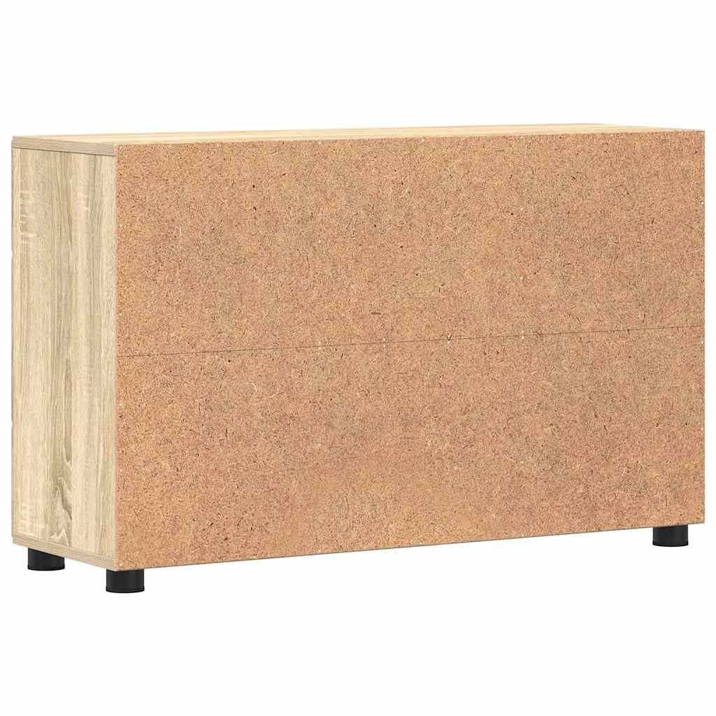 Buffet avec étagère FLORIN Chêne Sonoma 88,5 x 30,5 x 55,5 cm - XIOS