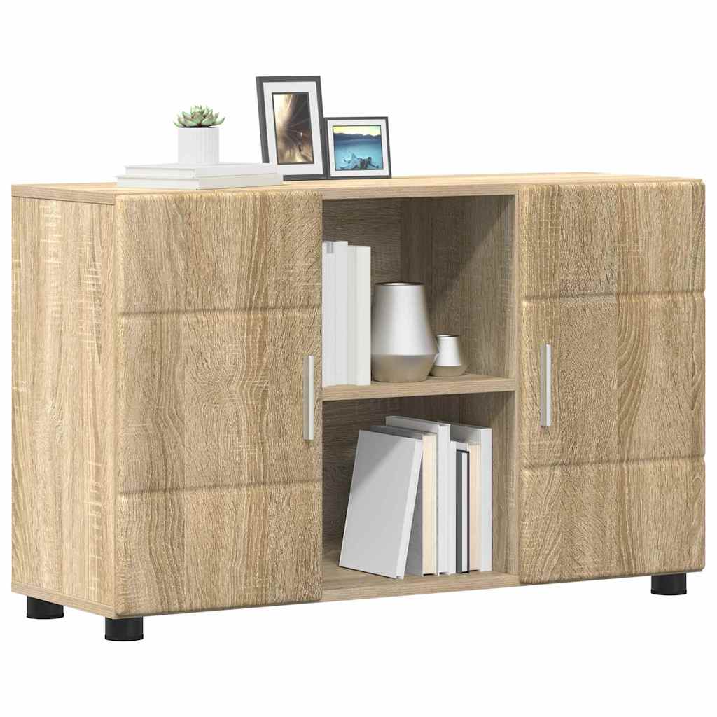 Buffet avec étagère FLORIN Chêne Sonoma 88,5 x 30,5 x 55,5 cm - XIOS