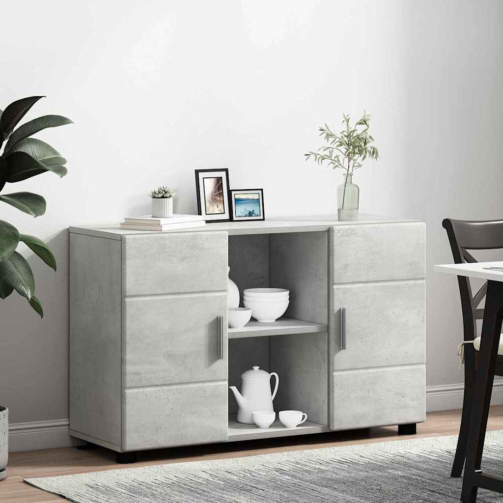 Buffet FLORIN 88,5 x 30,5 x 55,5 cm Gris béton - XIOS