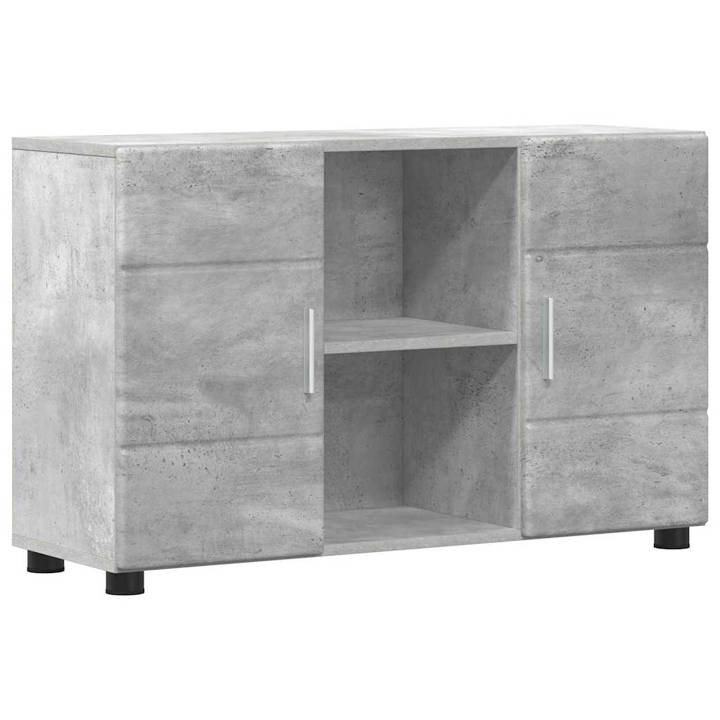 Buffet FLORIN 88,5 x 30,5 x 55,5 cm Gris béton - XIOS