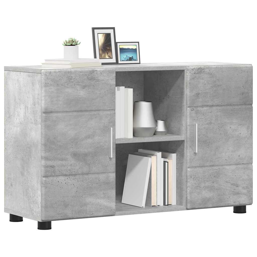 Buffet FLORIN 88,5 x 30,5 x 55,5 cm Gris béton - XIOS