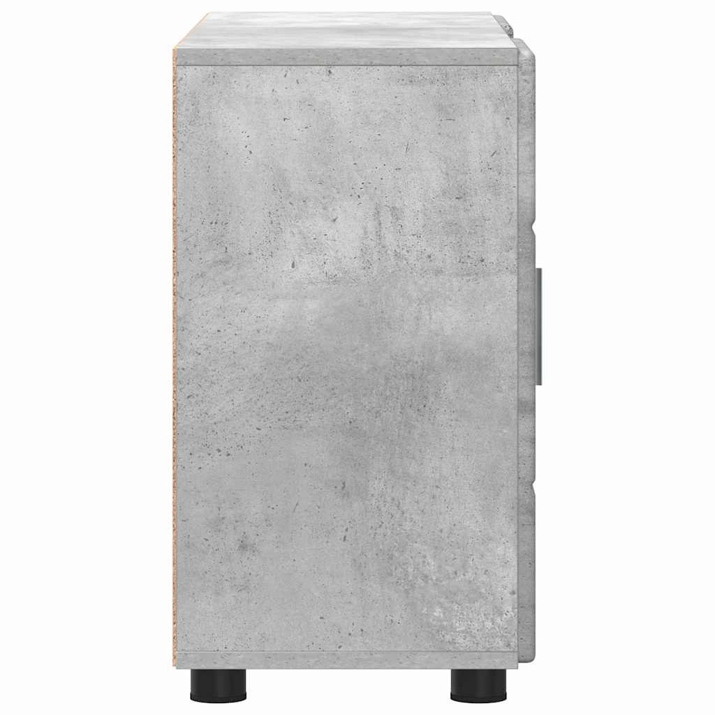 Buffet FLORIN 88,5 x 30,5 x 55,5 cm Gris béton - XIOS