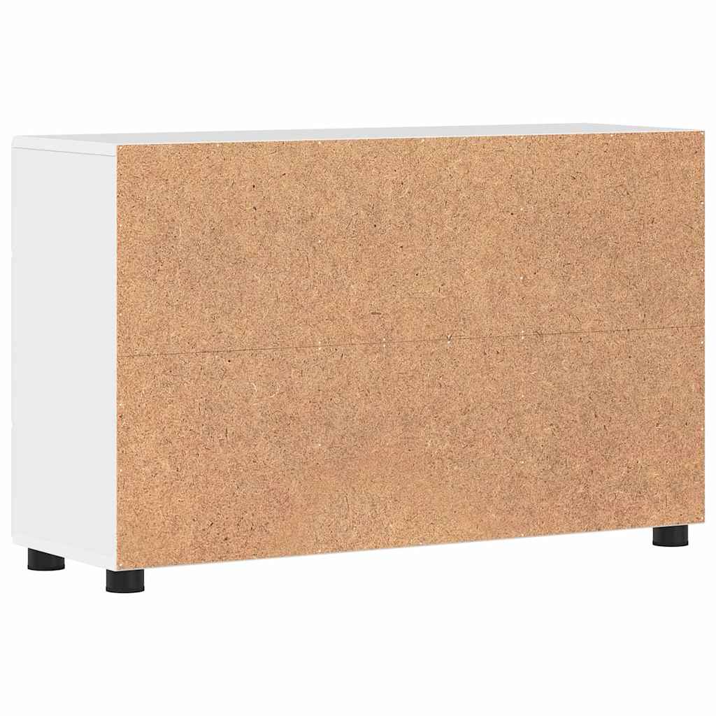 Buffet Blanc brillant 88,5 x 30,5 x 55,5 cm Bois d'ingénierie - XIOS