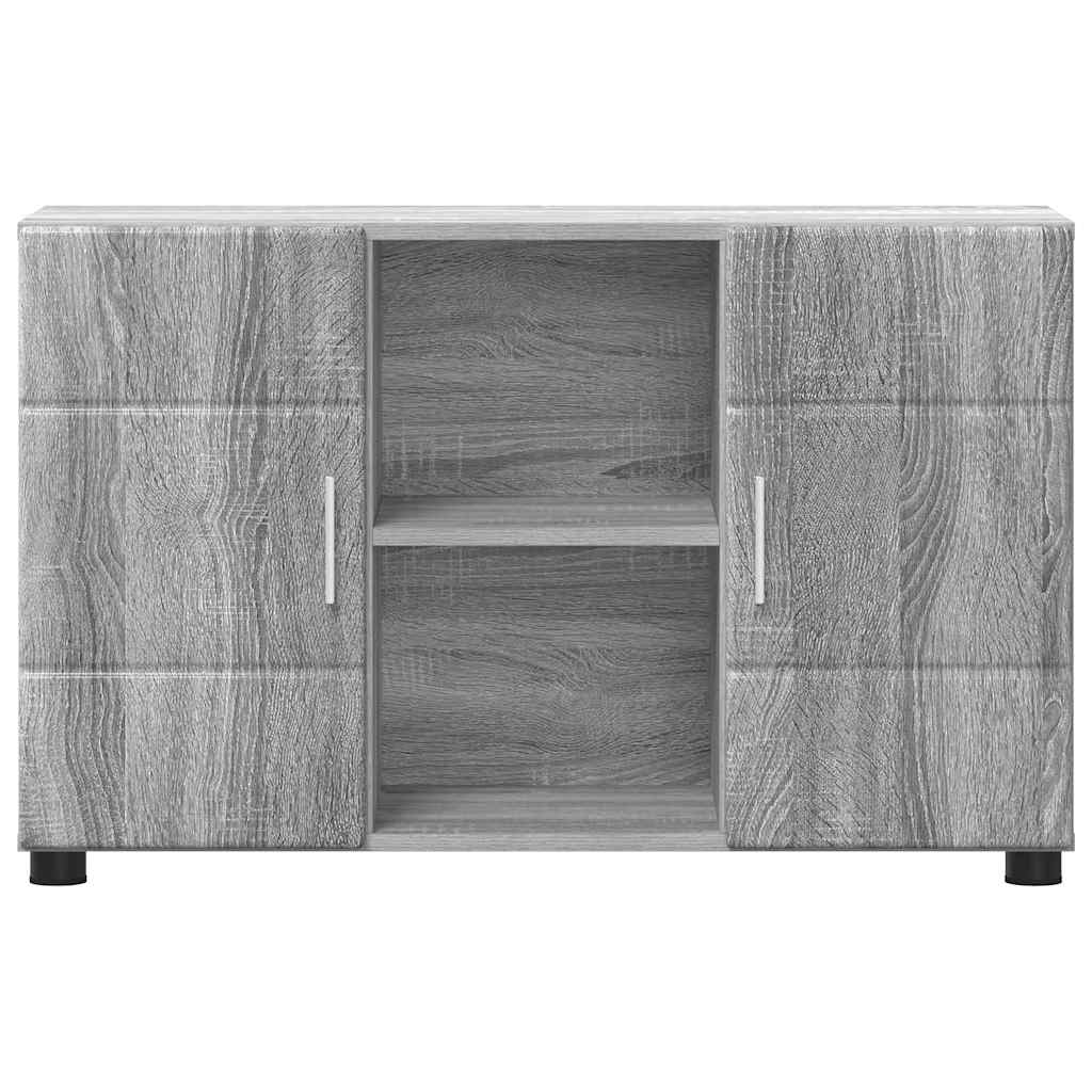 Buffet avec étagère FLORIN Gris Sonoma 88,5 x 30,5 x 55,5 cm - XIOS
