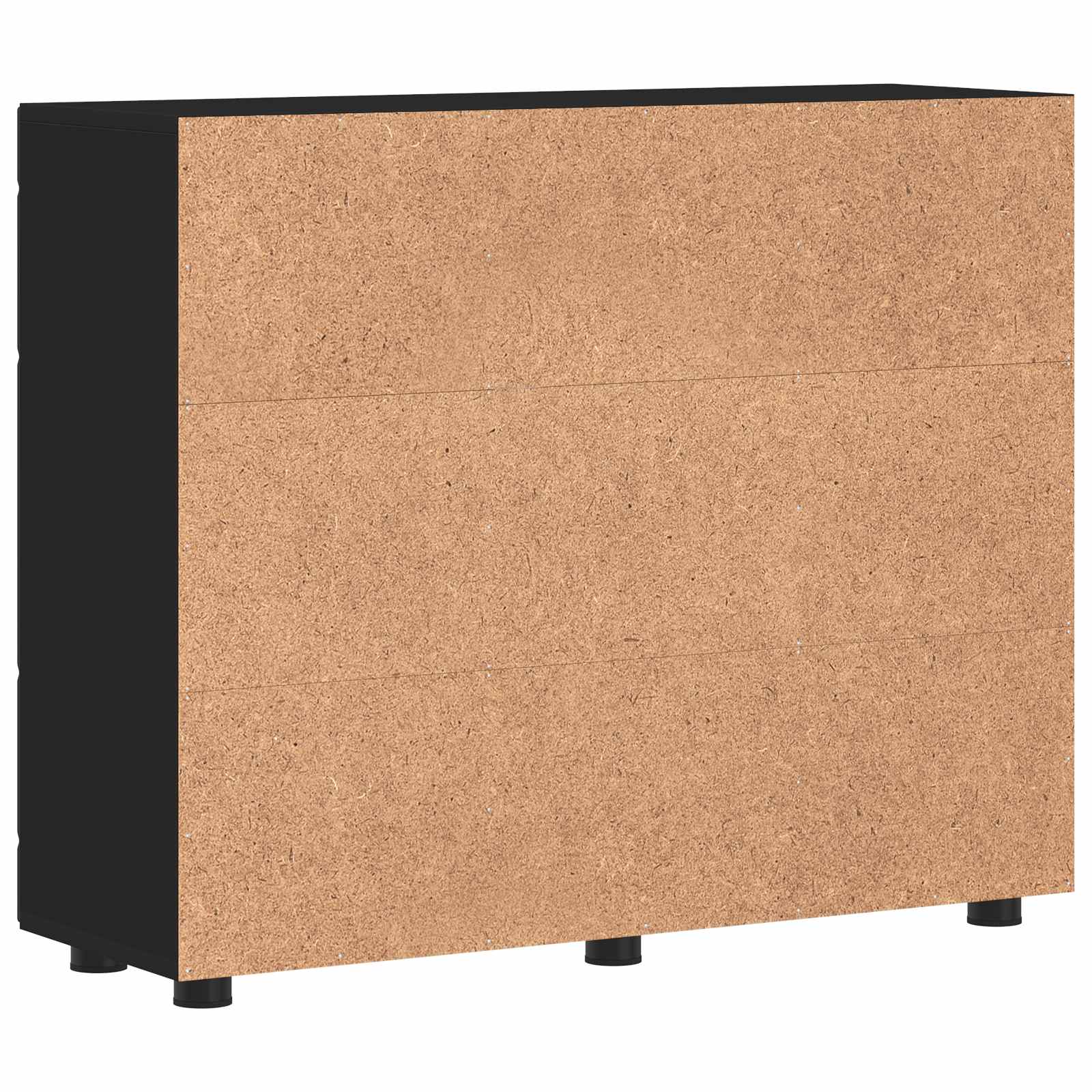 Cabinet en Bois Noir 88,5 x 30,5 x 73 cm Bois d'ingénierie - XIOS