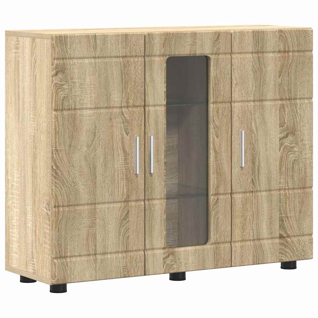 Cabinet en Bois avec stockage Chêne Sonoma 88,5 x 30,5 x 73 cm - XIOS