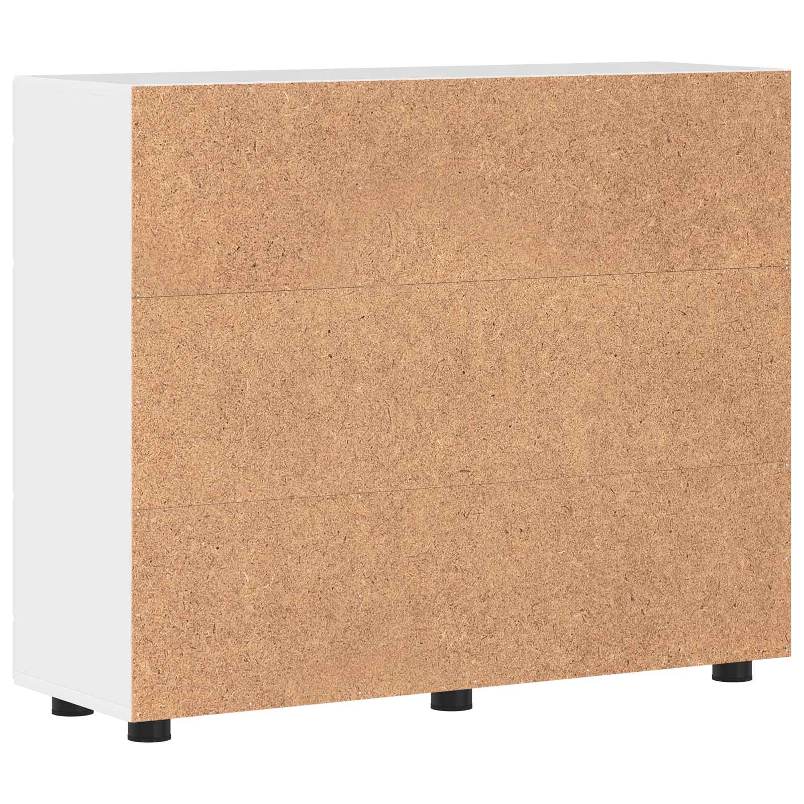 Cabinet en Bois Blanc brillant 88,5 x 30,5 x 73 cm - XIOS