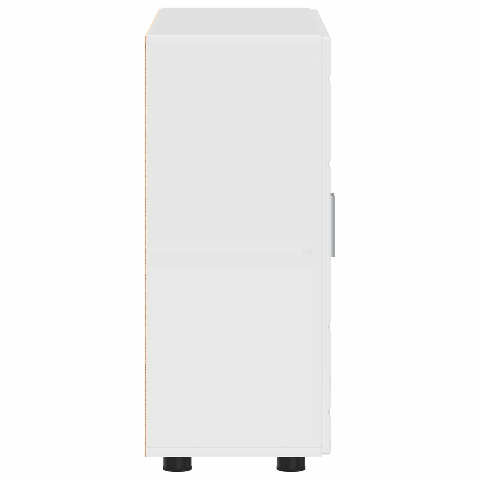 Cabinet en Bois Blanc brillant 88,5 x 30,5 x 73 cm - XIOS