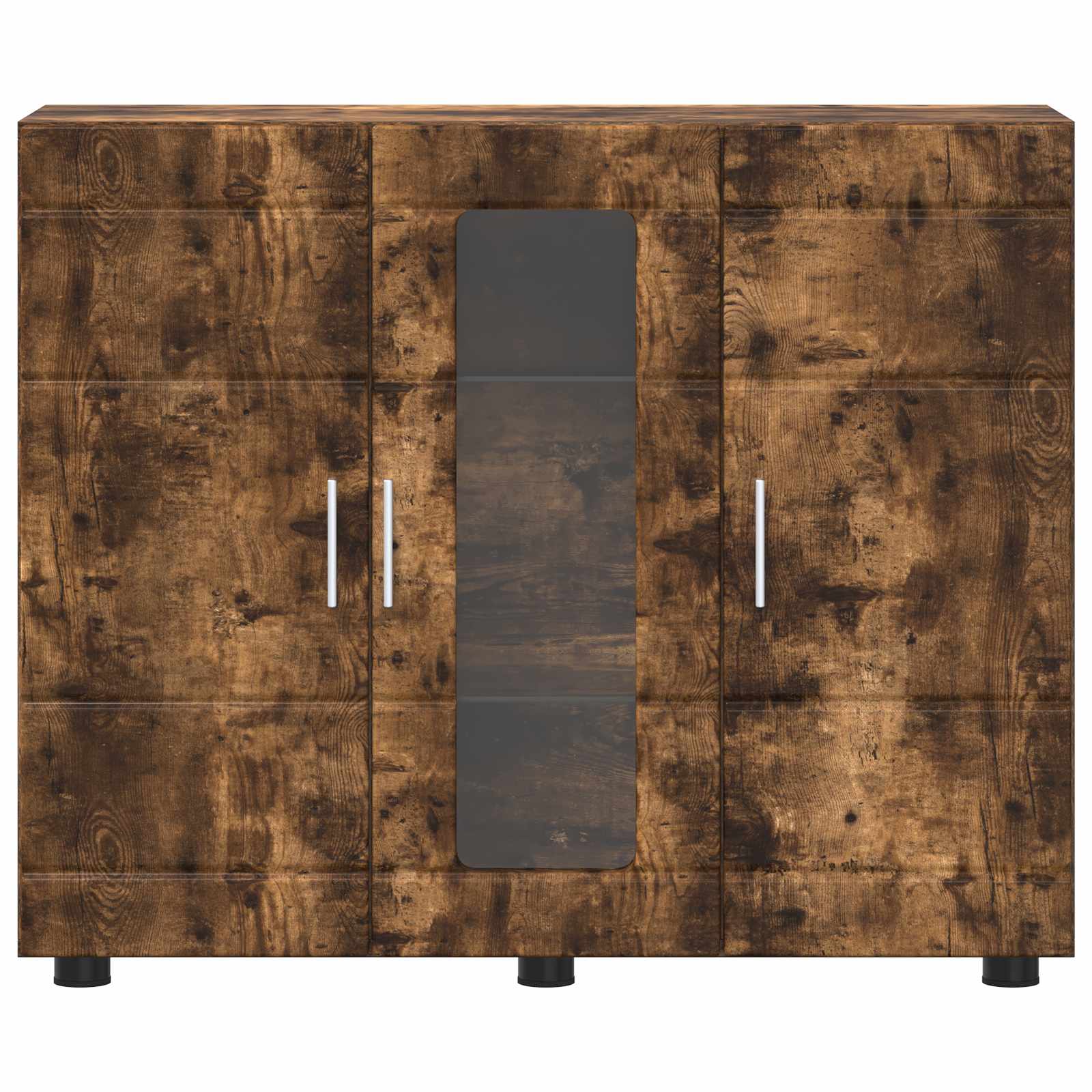 Cabinet en Bois avec stockage Chêne fumé 88,5 x 30,5 x 73 cm - XIOS