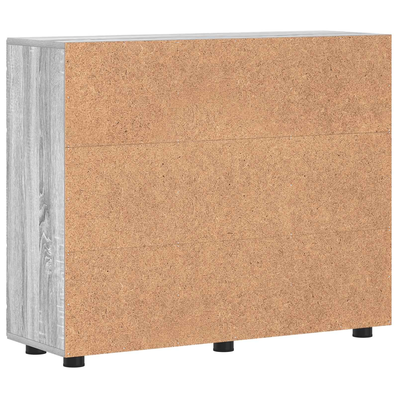 Cabinet en Bois avec stockage Gris Sonoma 88,5 x 30,5 x 73 cm - XIOS
