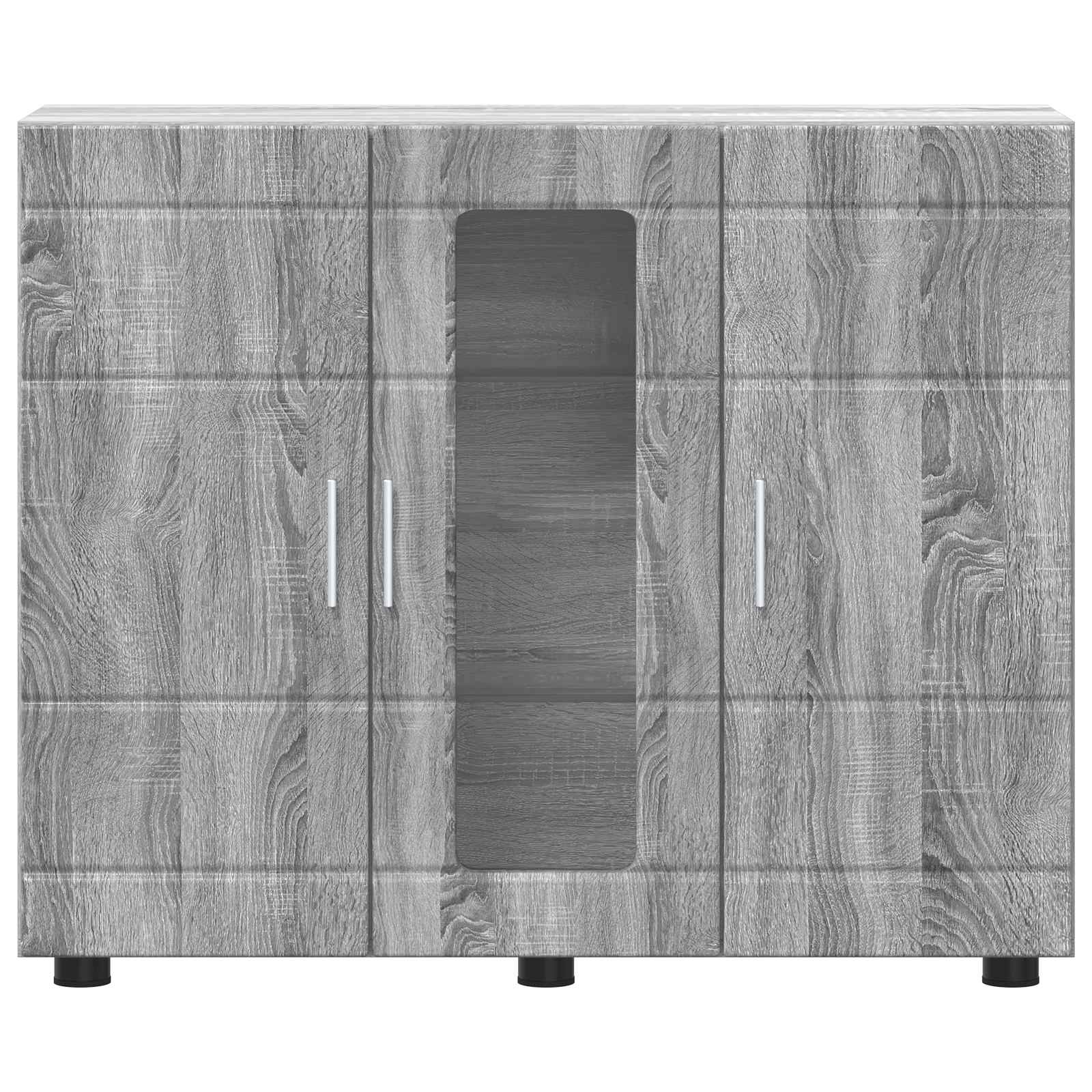 Cabinet en Bois avec stockage Gris Sonoma 88,5 x 30,5 x 73 cm - XIOS