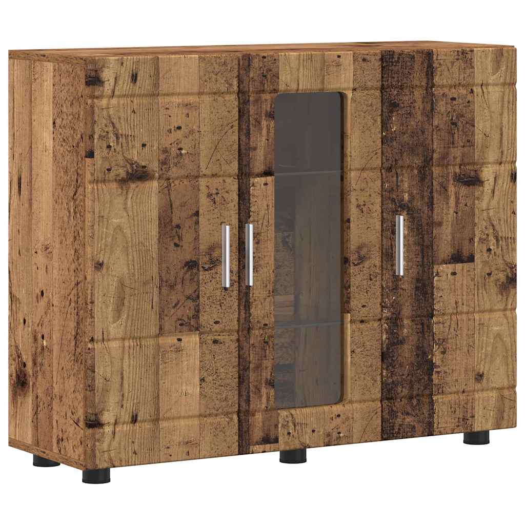 Cabinet en Bois avec stockage Bois ancien 88,5 x 30,5 x 73 cm - XIOS