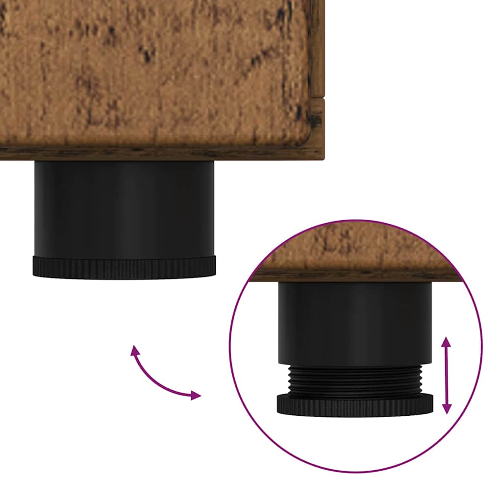 Buffet Bois ancien 55.5 x 29 x 100 cm Bois d'ingénierie - XIOS