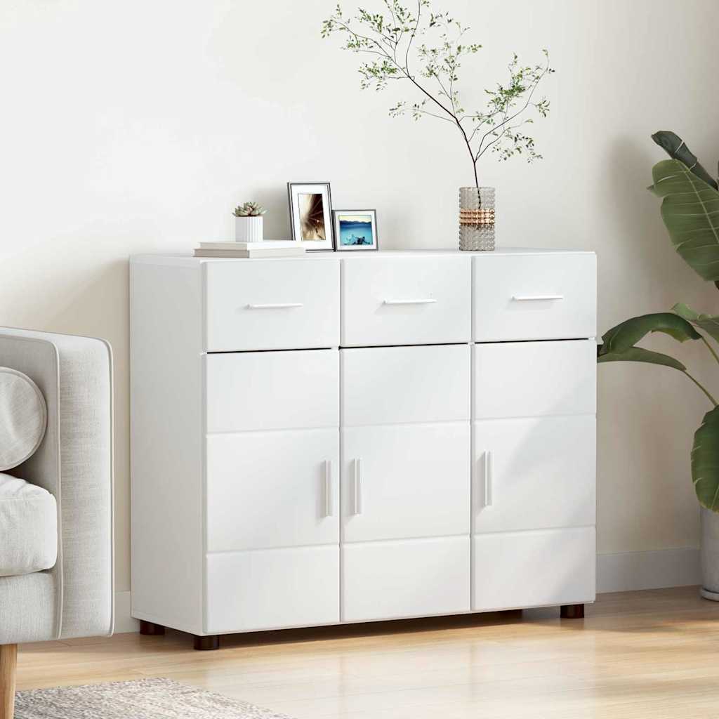 Buffet FLORIN Blanc 88,5 x 30,5 x 73 cm Bois d'ingénierie - XIOS