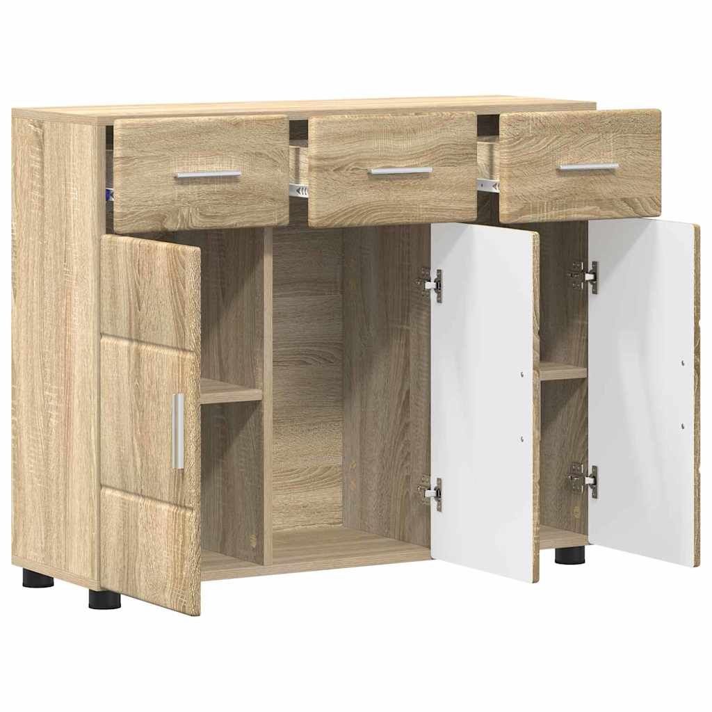 Buffet Chêne Sonoma 88,5 x 30,5 x 73 cm Bois d'ingénierie - XIOS