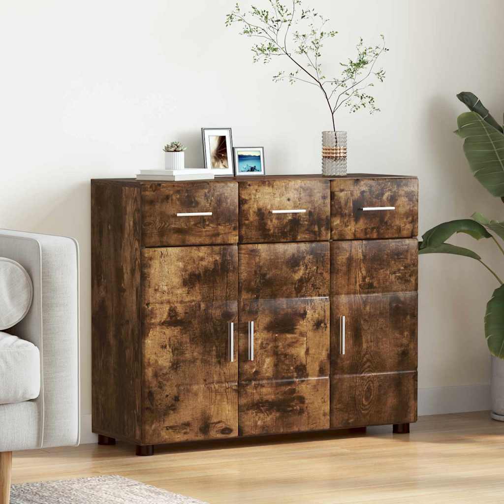 Buffet Chêne fumé 88,5 x 30,5 x 73 cm Bois d'ingénierie - XIOS