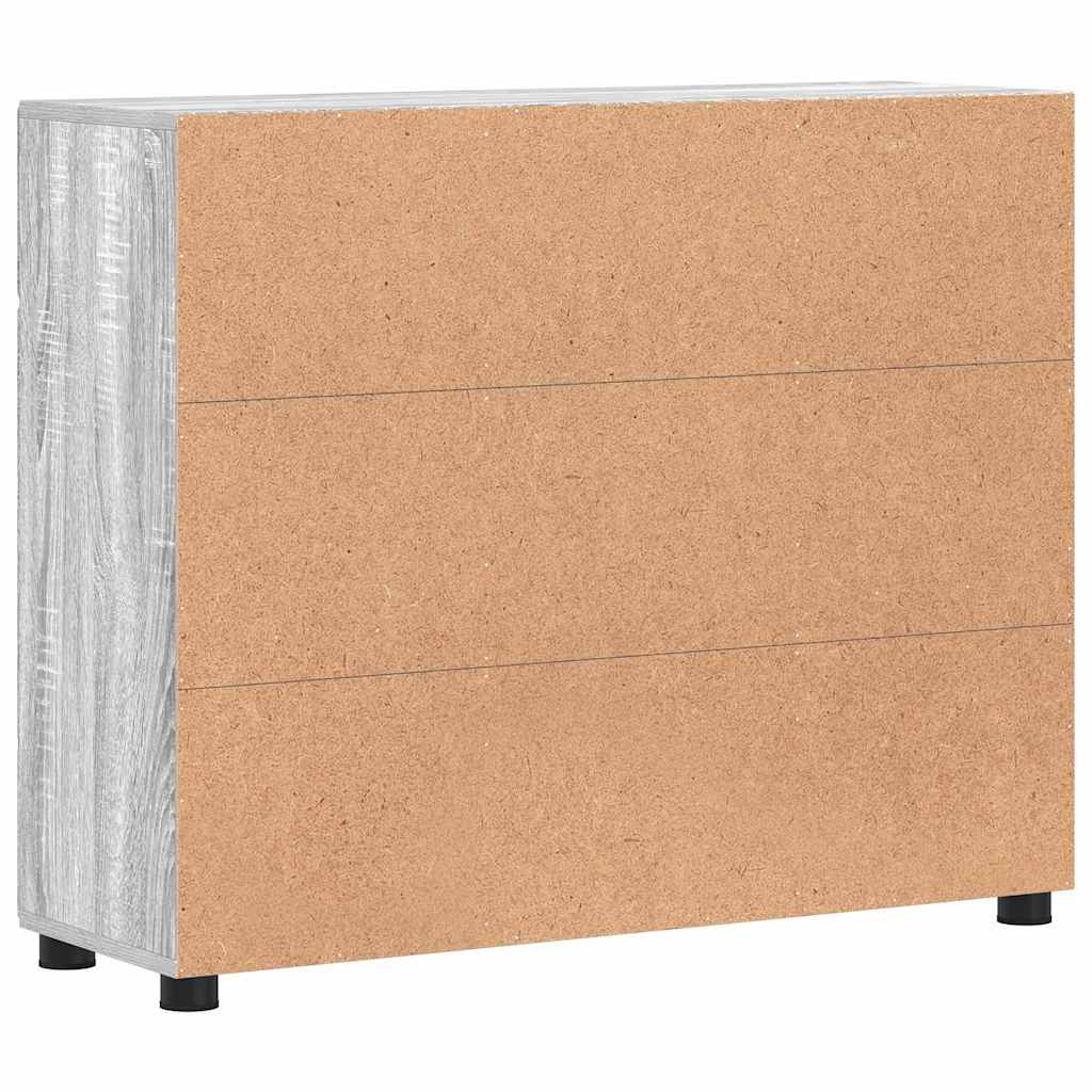 Buffet Gris Sonoma 88,5 x 30,5 x 73 cm Bois d'ingénierie - XIOS