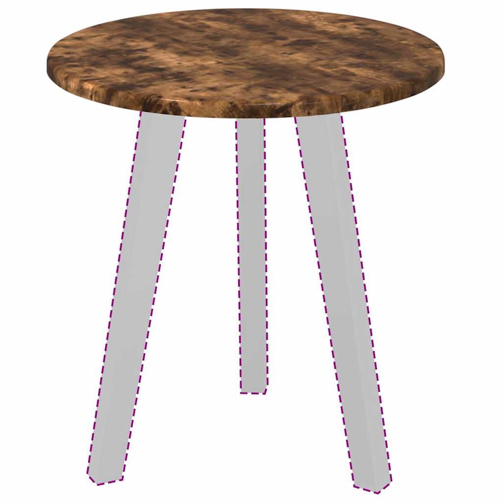 Plateau de table Chêne fumé 40 x 40 x 1.5 cm Bois d'ingénierie - XIOS