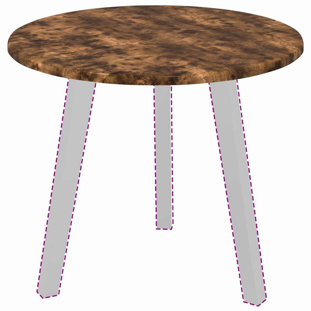 Plateau de table Chêne fumé 50 x 50 x 1.5 cm Bois d'ingénierie - XIOS