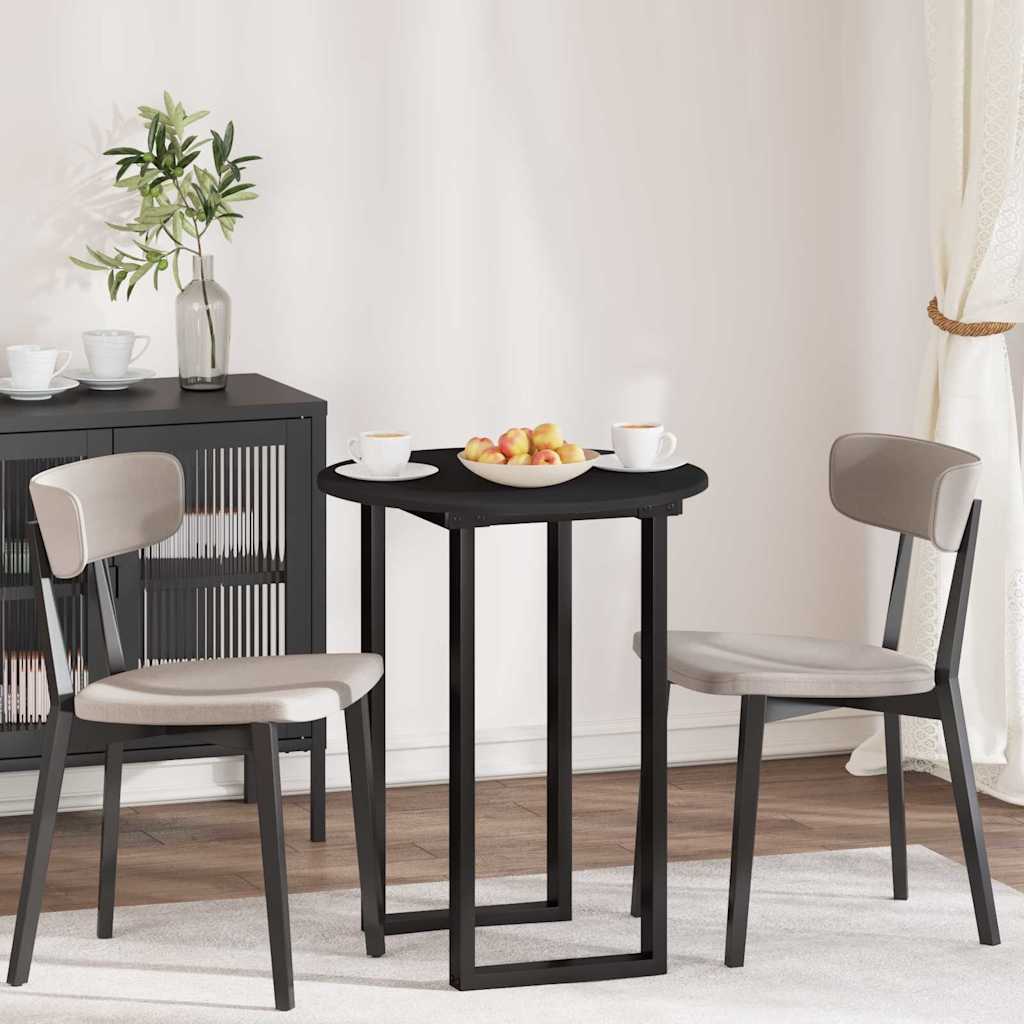 Plateau de table Noir 60 x 60 x 1,5 cm Bois d'ingénierie