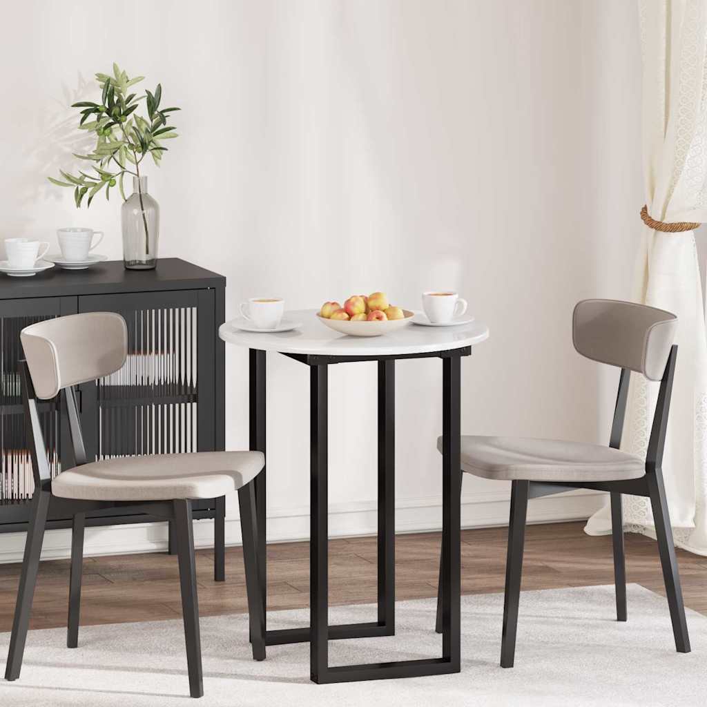 Plateau de table Blanc brillant 60 x 60 x 1,5 cm