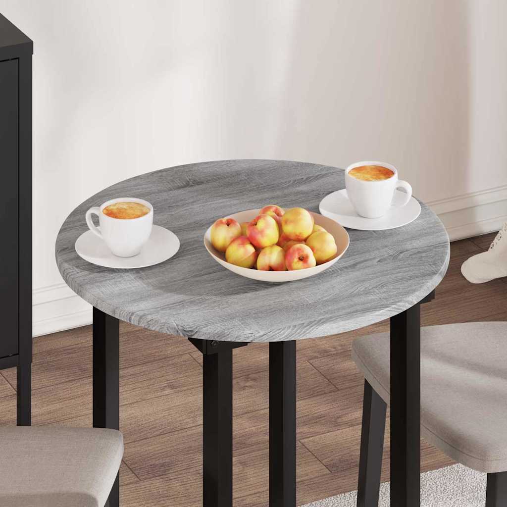Plateau de table Sonoma gris 60 x 60 x 1.5 cm Bois d'ingénierie - XIOS