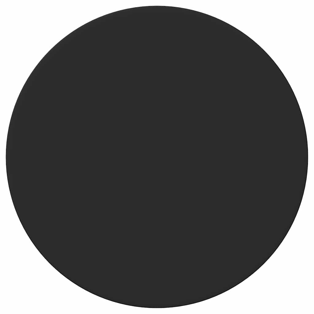 Plateau de table Noir Ø 70 x 1,5 cm Bois d'ingénierie - XIOS