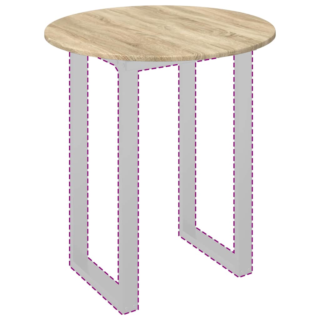 Plateau de table Chêne sonoma 70 x 70 x 1,5 cm - XIOS
