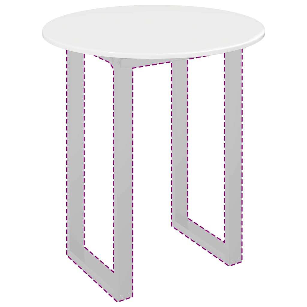 Plateau de table Ø 70 x 1,5 cm Rond Bois d'ingénierie - XIOS