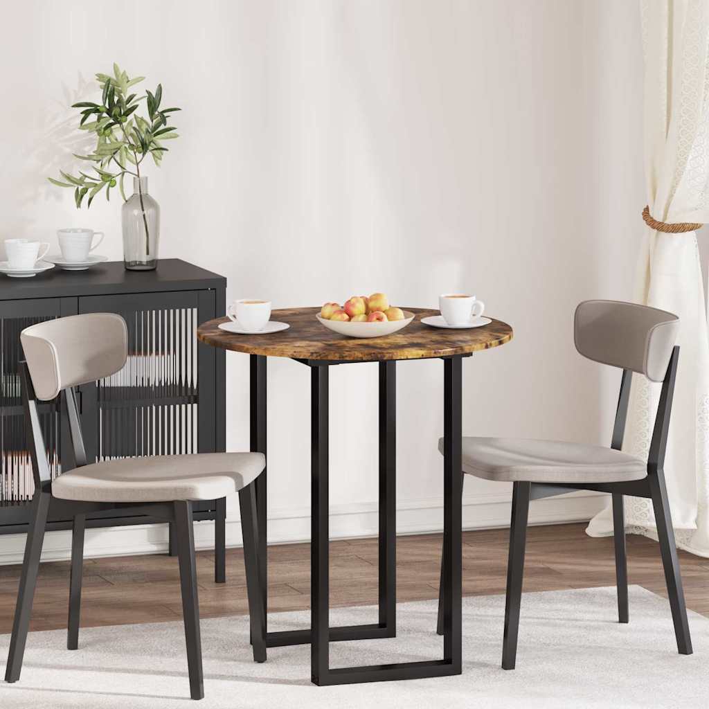 Plateau de table Chêne fumé 70 x 70 x 1,5 cm Bois d'ingénierie - XIOS