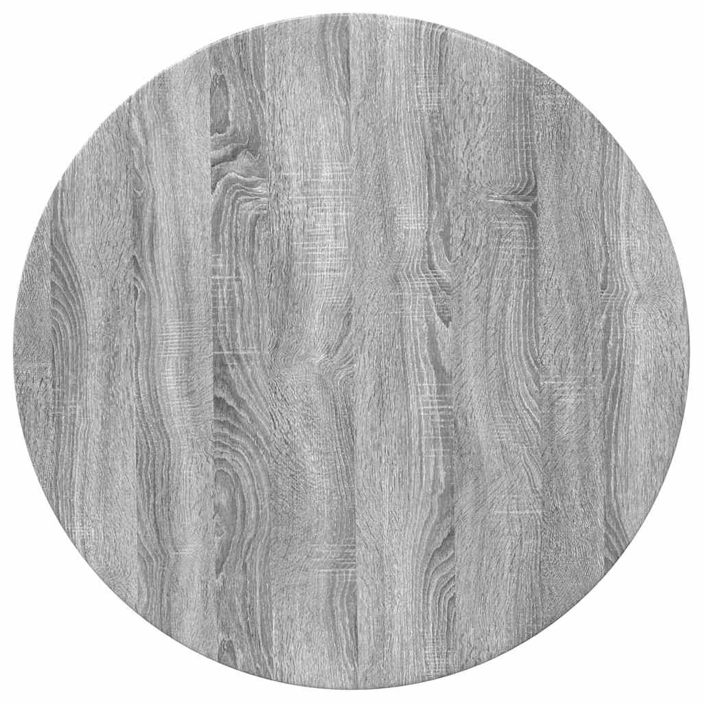 Plateau de table Sonoma gris 70 x 70 x 1.5 cm Bois d'ingénierie - XIOS