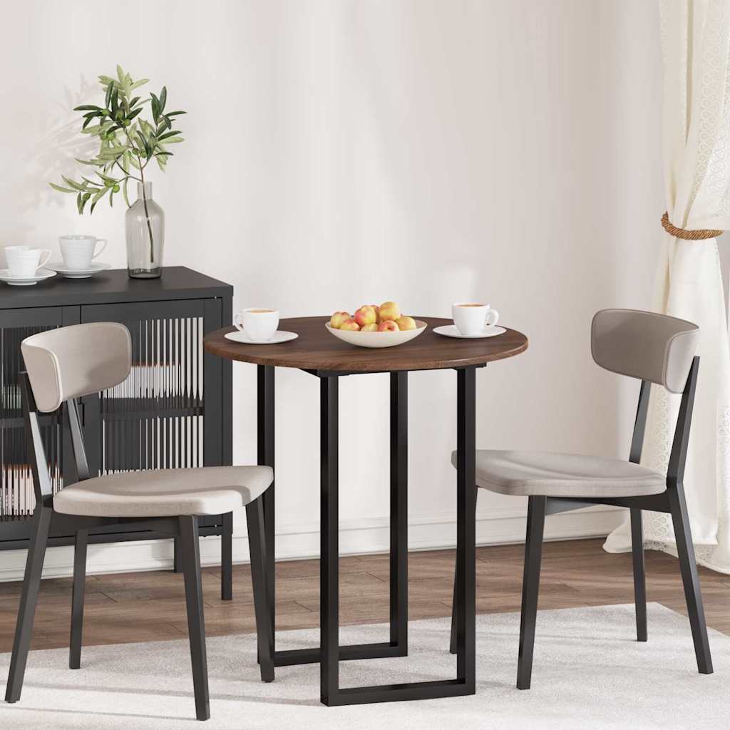 Plateau de table Chêne marron Ø 70 x 1,5 cm Bois d'ingénierie - XIOS