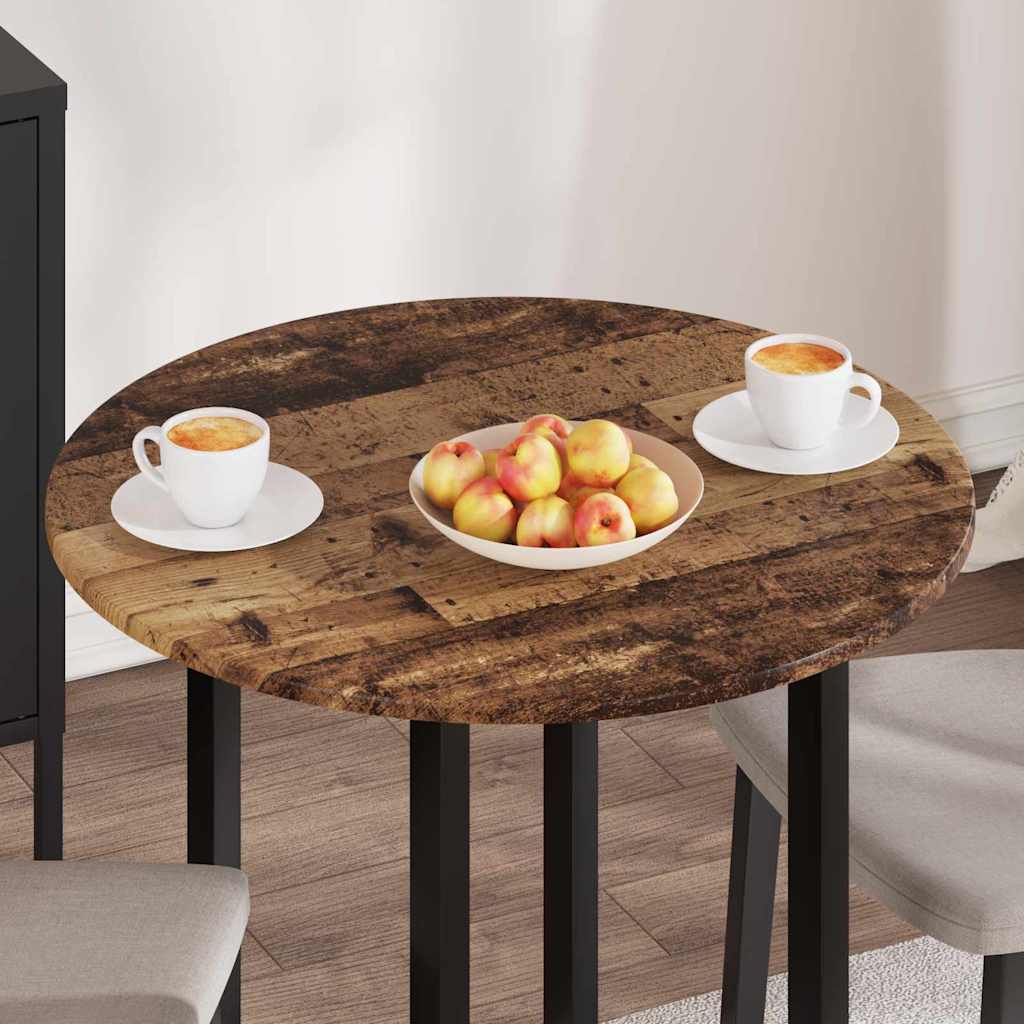 Plateau de table Bois ancien 70 x 70 x 1.5 cm Bois d'ingénierie - XIOS