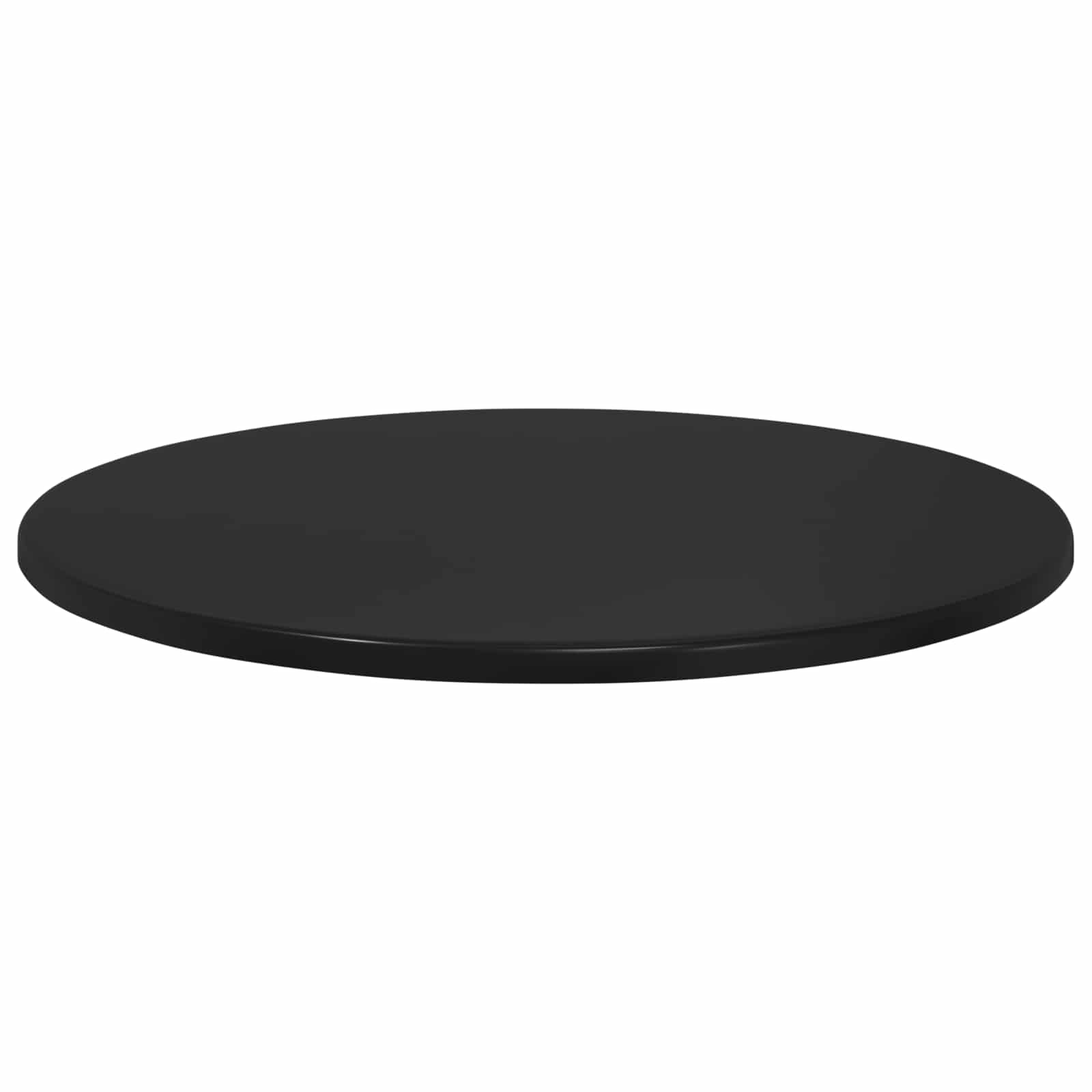 Plateau de table Noir Ø 80 x 1,5 cm Bois d'ingénierie - XIOS