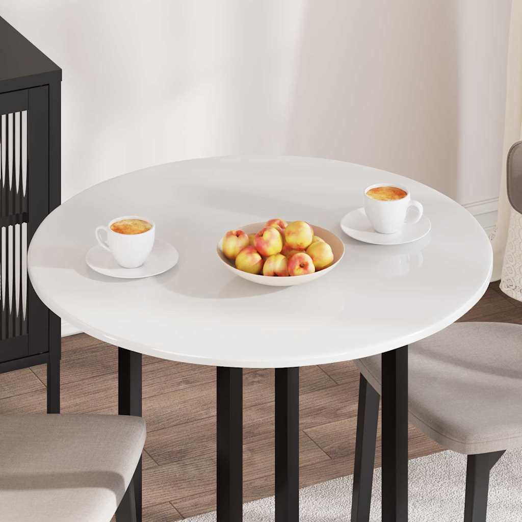 Plateau de table Blanc brillant 80 x 80 x 1,5 cm - XIOS