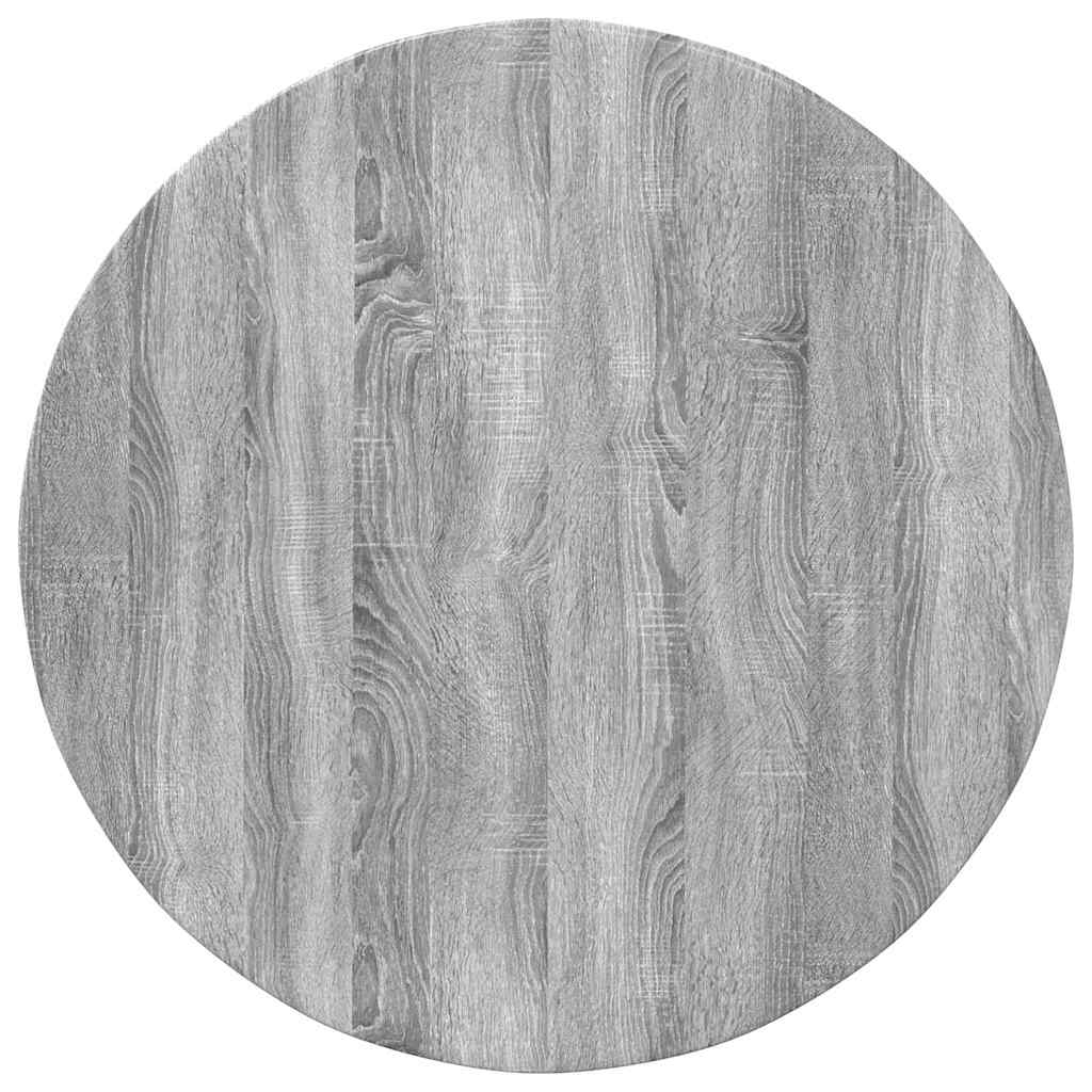 Plateau de table Sonoma gris 80 x 80 x 1,5 cm Bois d'ingénierie - XIOS