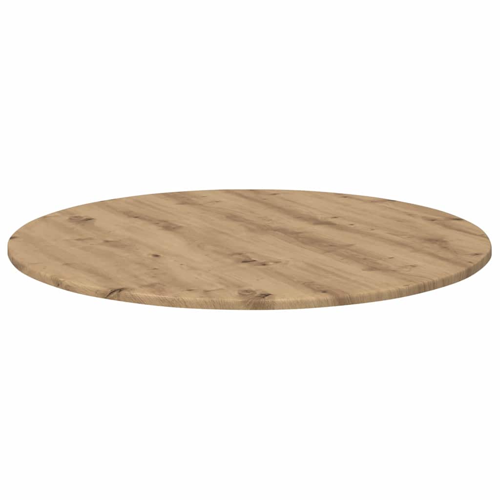 Plateau de table chêne artisanal Ø 80 x 1,5 cm - XIOS