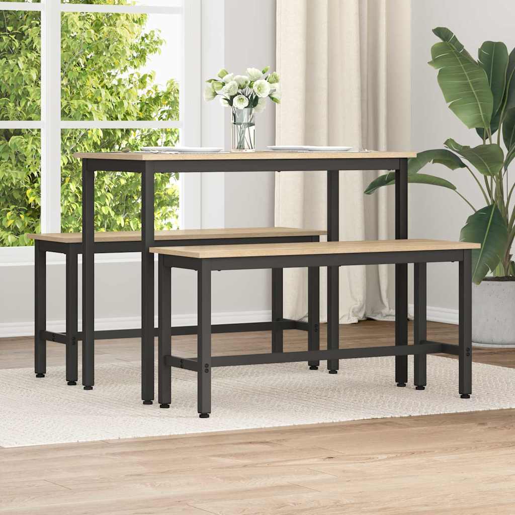 Banc de salle à manger Chêne Sonoma 100 x 32,5 x 48,5 cm - XIOS
