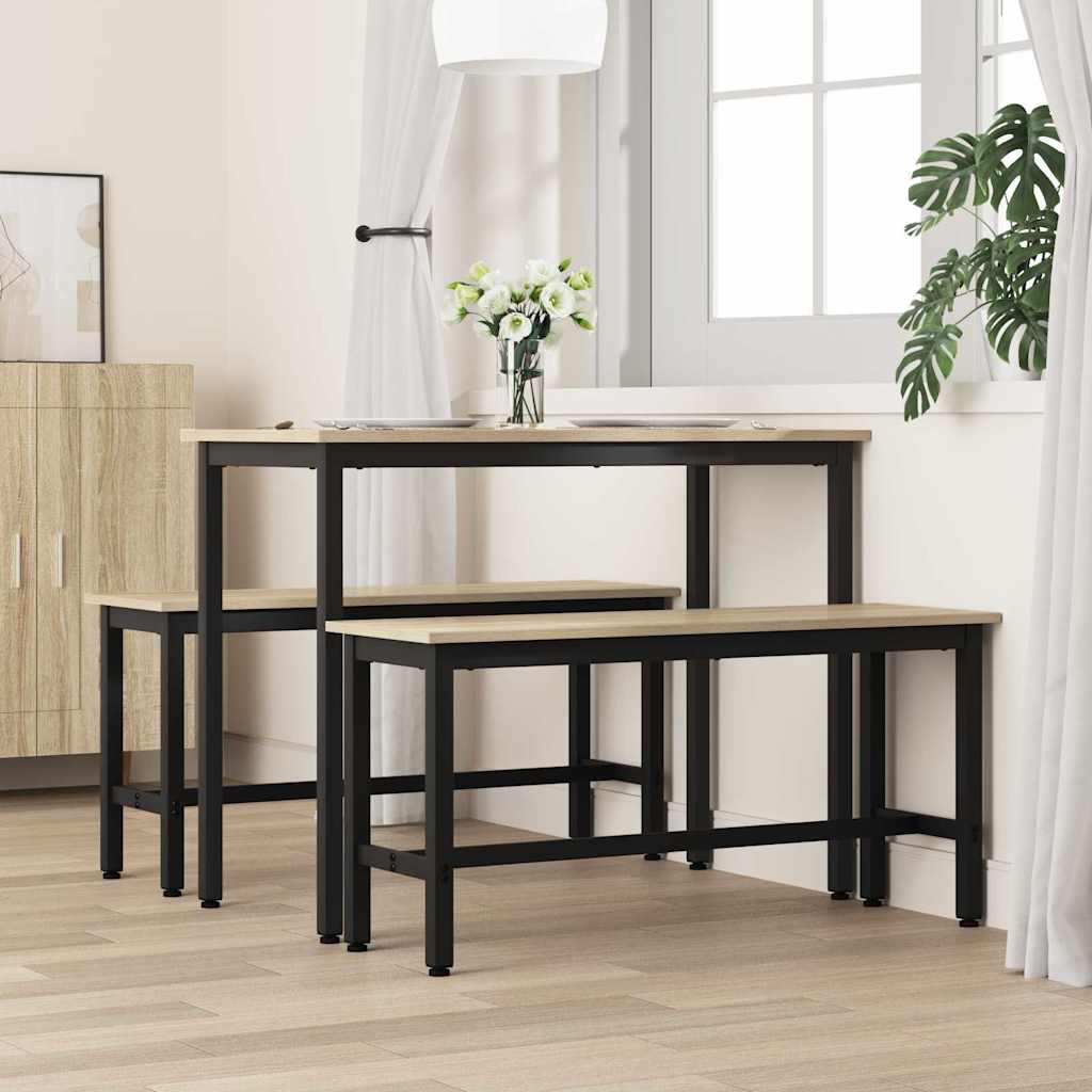 Banc de salle à manger Chêne Sonoma 100 x 32,5 x 48,5 cm - XIOS