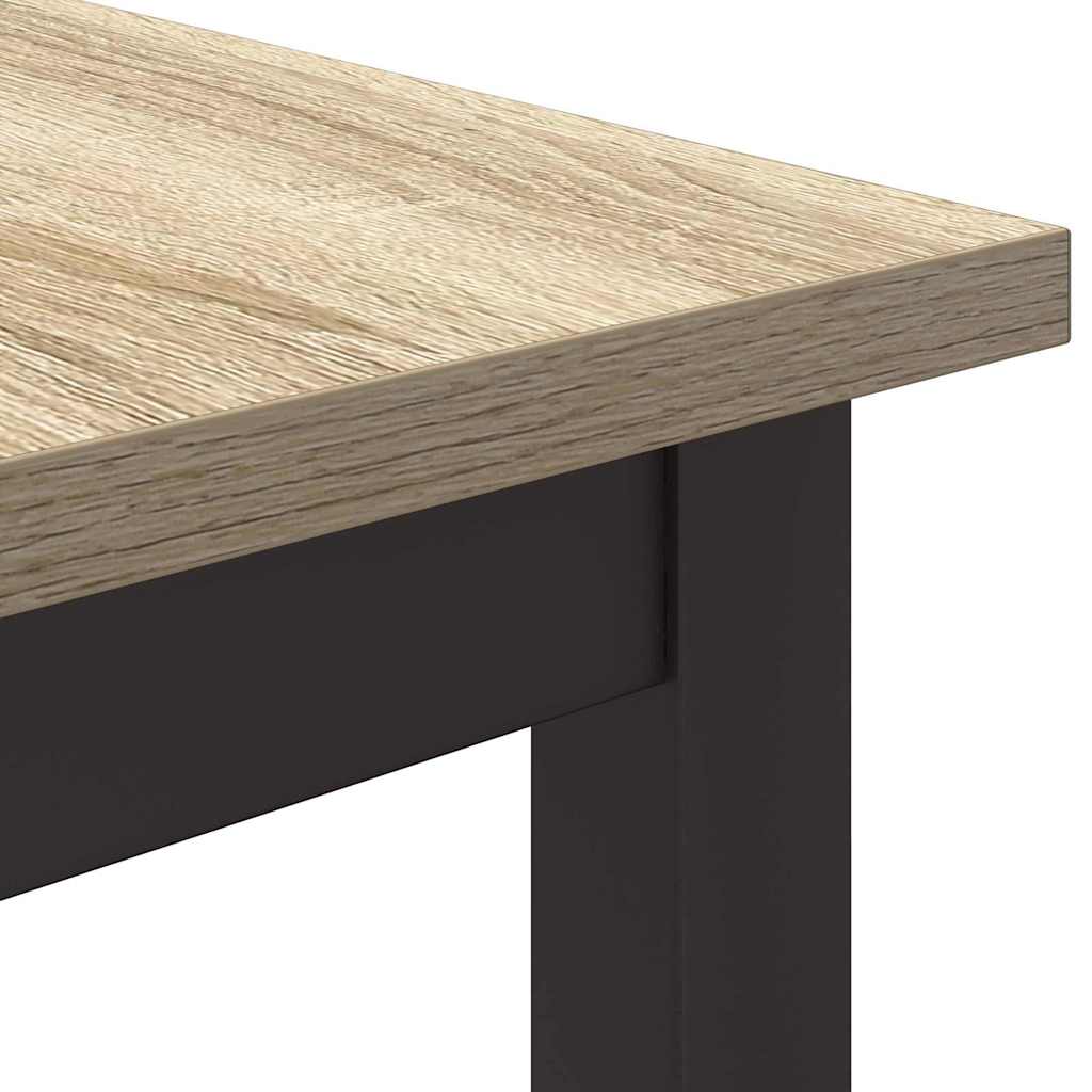 table Chêne Sonoma 80 x 50 x 76,5 cm Bois d'ingénierie et acier - XIOS