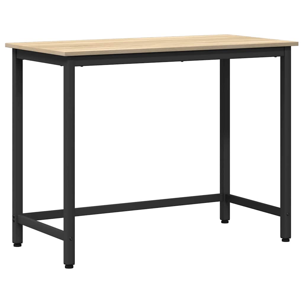 table Chêne Sonoma 80 x 50 x 76,5 cm Bois d'ingénierie et acier - XIOS