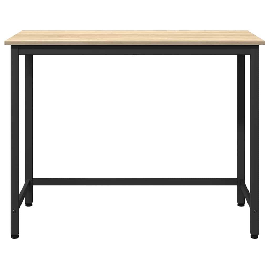 table Chêne Sonoma 80 x 50 x 76,5 cm Bois d'ingénierie et acier - XIOS
