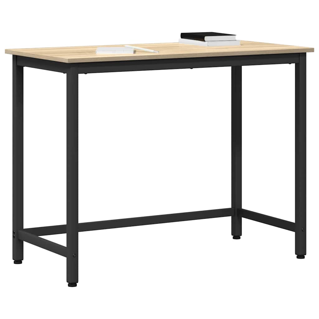 table Chêne Sonoma 80 x 50 x 76,5 cm Bois d'ingénierie et acier - XIOS