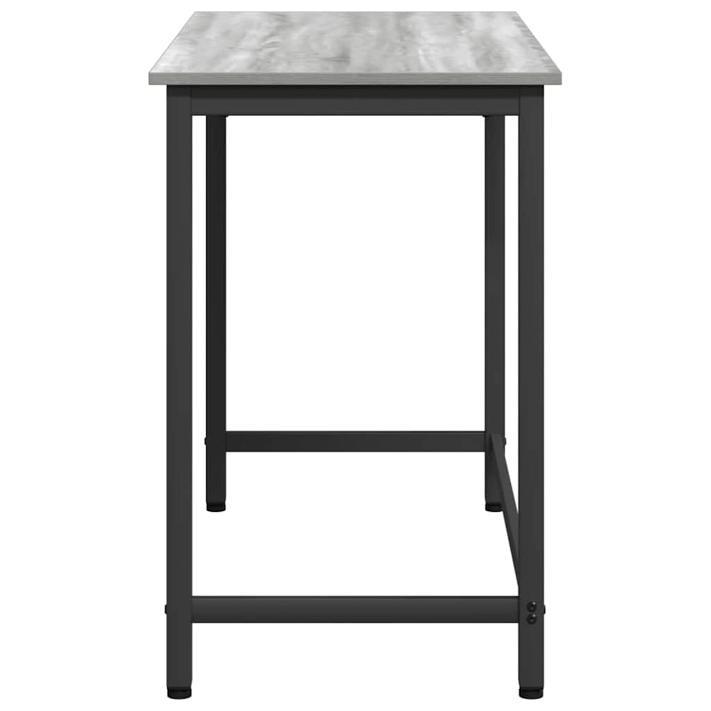 table Gris Sonoma 80 x 50 x 76,5 cm Bois d'ingénierie et acier - XIOS