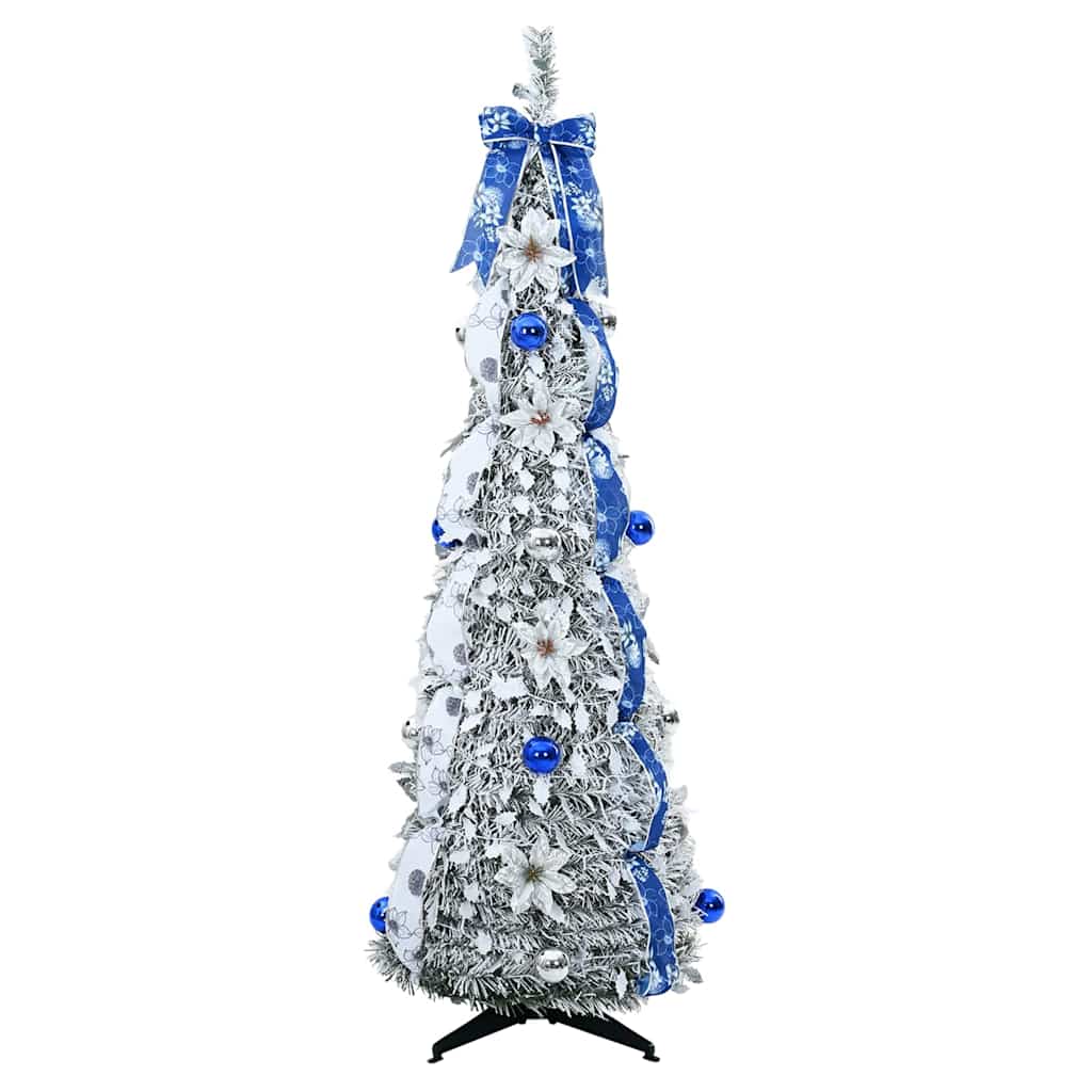 Sapin de Noël artificiel avec 100 LED Vert 150 cm PVC - XIOS