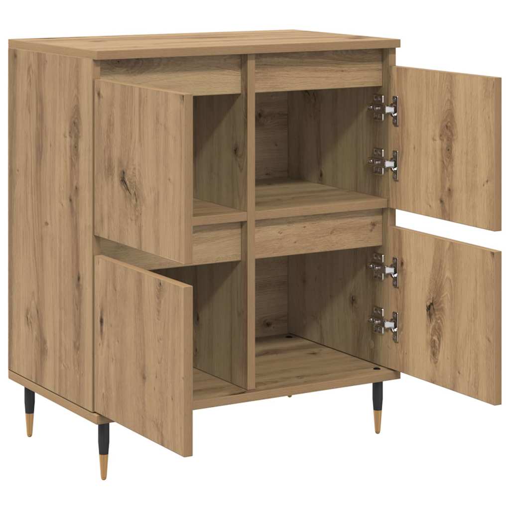Armoire de rangement 3 pcs Chêne artisanal 60 x 35 x 70 cm - XIOS