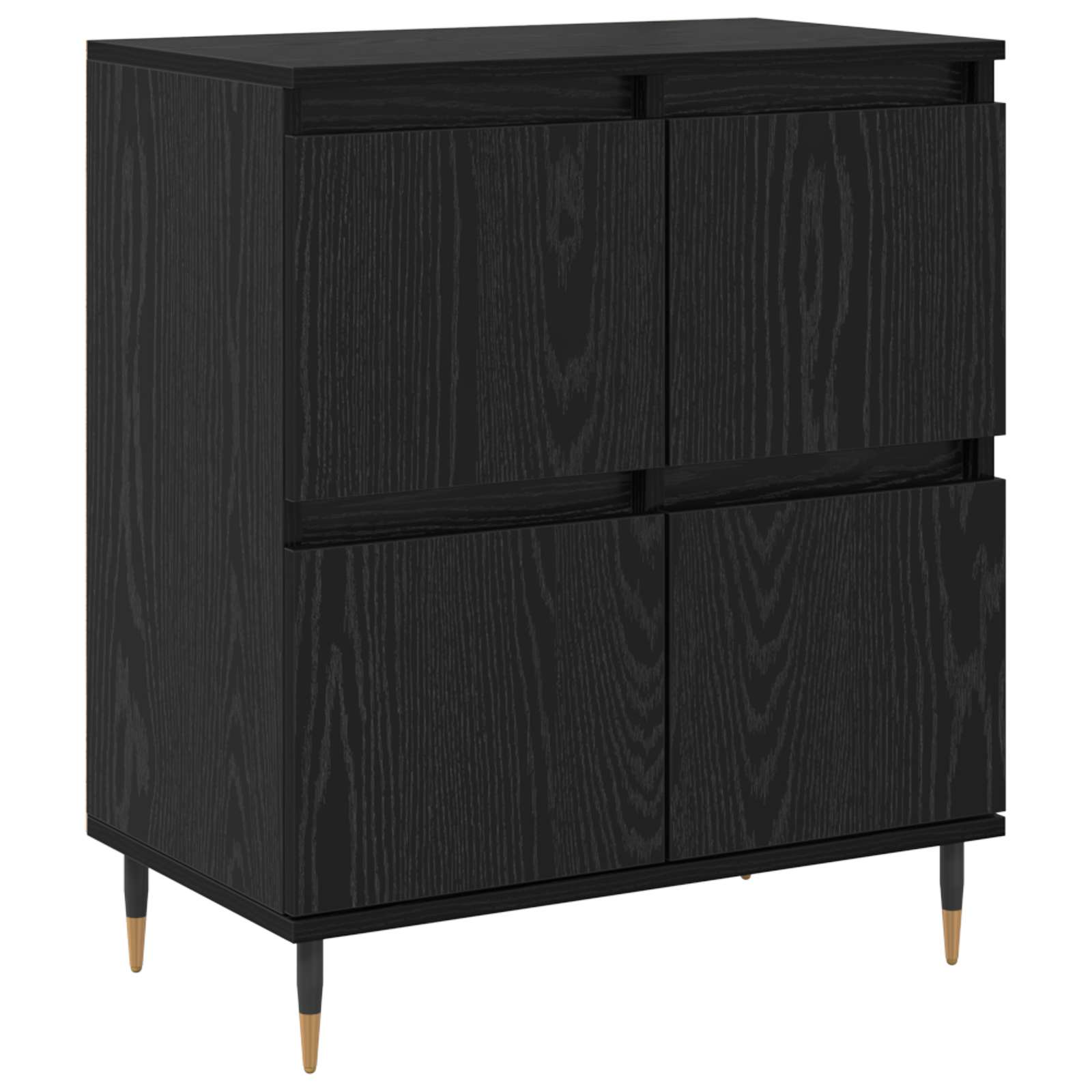 Armoire de rangement 3 pc Chêne noir 60 x 35 x 70 cm - XIOS