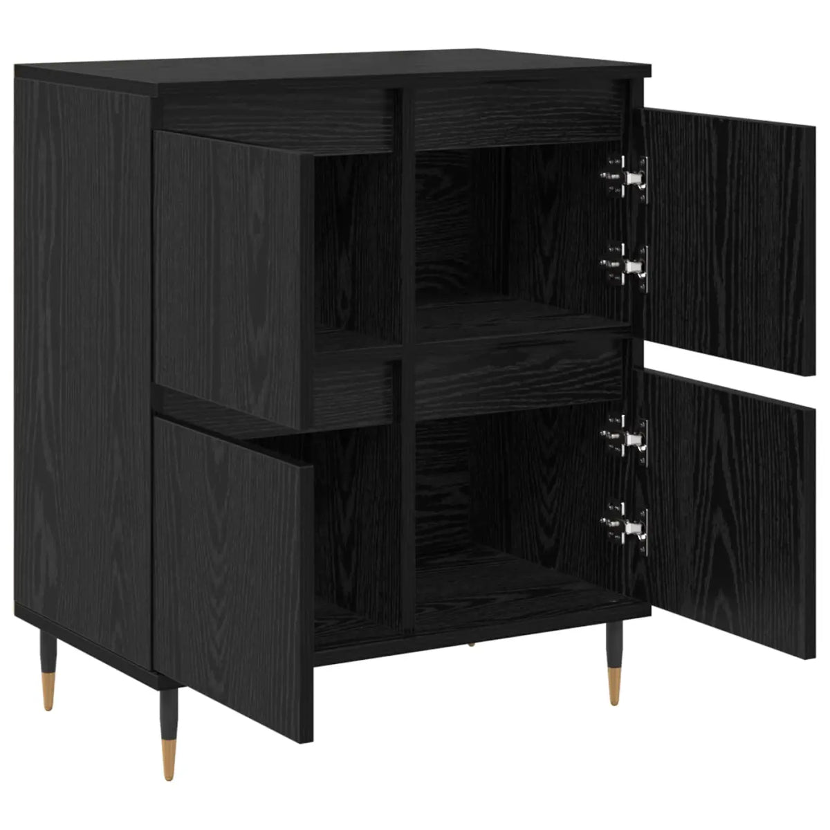 Armoire de rangement 3 pc Chêne noir 60 x 35 x 70 cm - XIOS