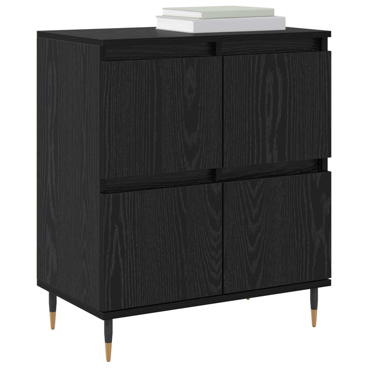 Armoire de rangement 3 pc Chêne noir 60 x 35 x 70 cm - XIOS
