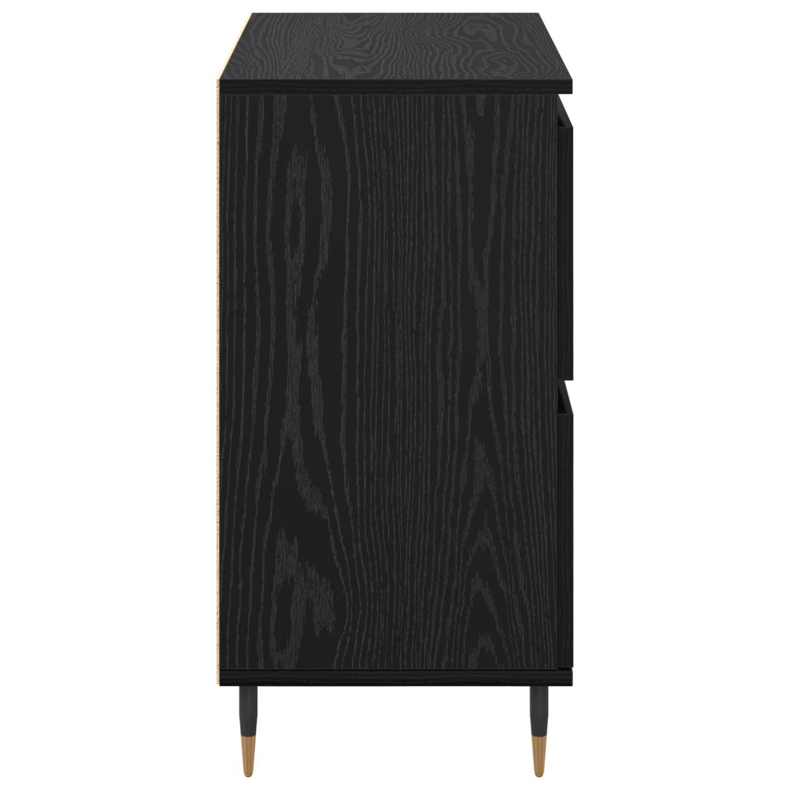 Armoire de rangement 3 pc Chêne noir 60 x 35 x 70 cm - XIOS